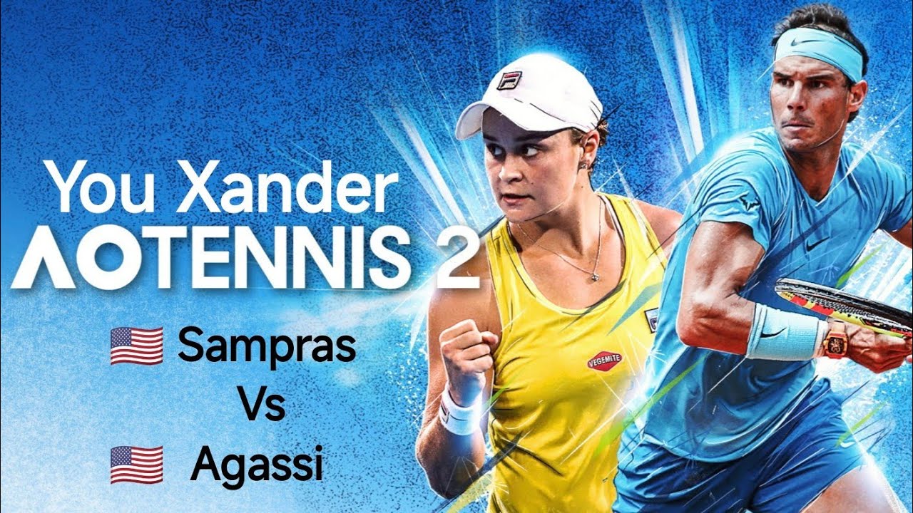 AO Tennis 2!! Pete Sampras Vs Andre' Agassi!! At New York!!