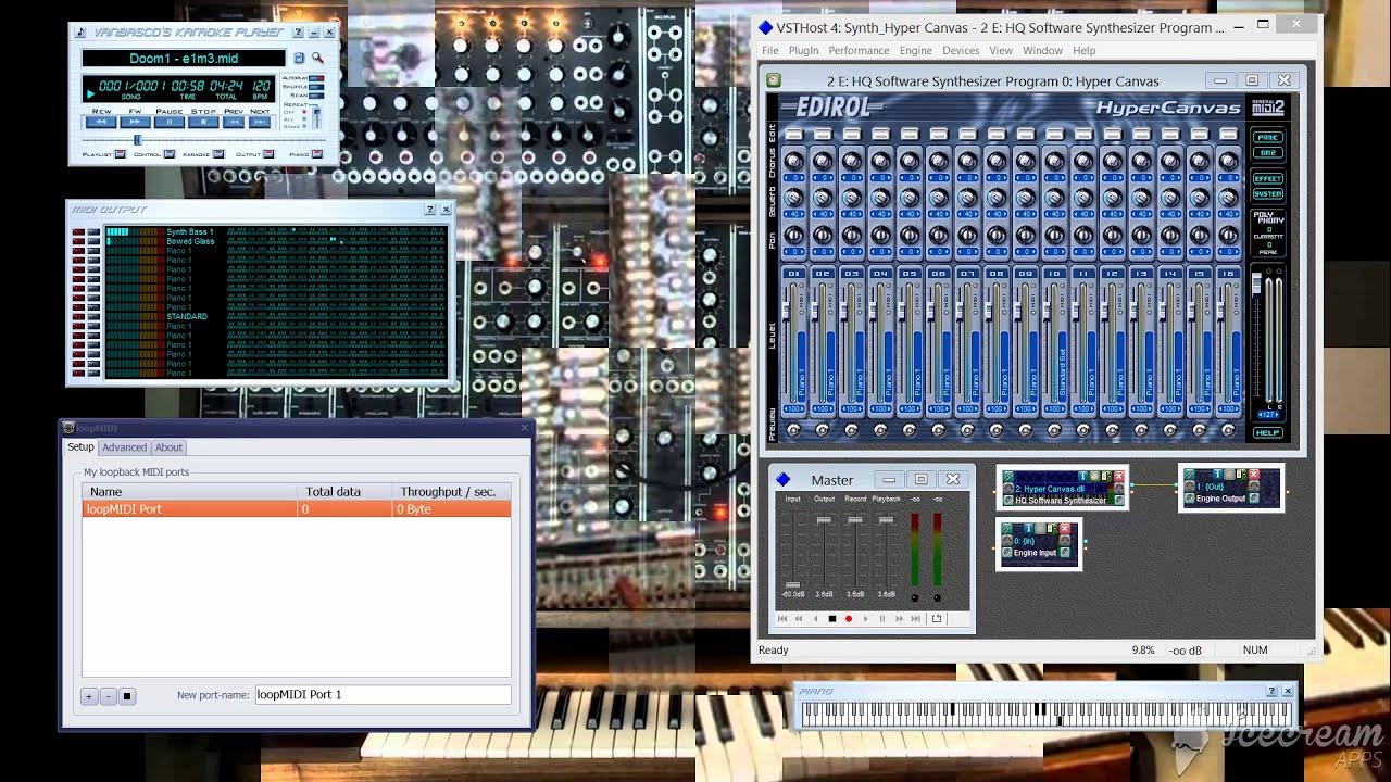 Doom 1 MIDI E1M3 on Edirol HQ Hyper Canvas GM2 YouTube