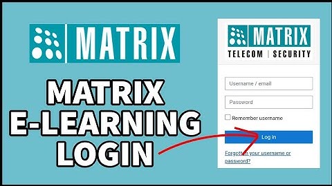 Matrix E Learning Login: How to Login Matrix E Learning Account 2024?
