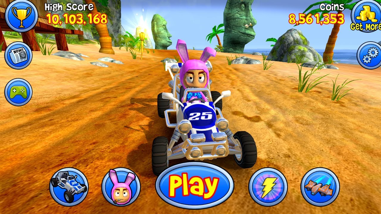 High Score 10million And 9milinon Coins | EP06 | Beach Buggy Racing ...