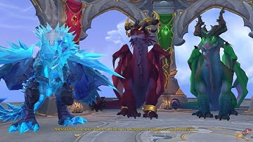 Dragonflight Wrap up Conversation In Game Cutscene - Patch 10.2.5