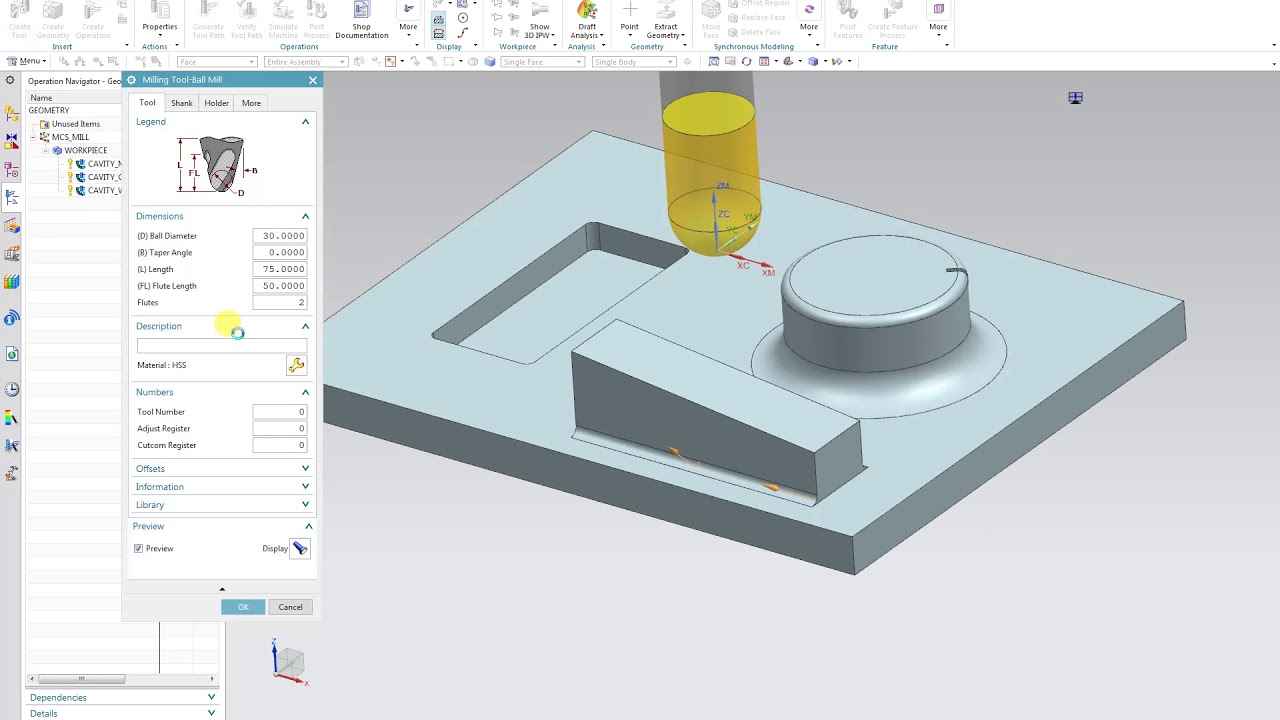 06 NX CAM Contour Area