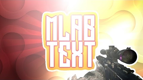 How To Make Cool Mlab Text (Android) (Ps Touch)