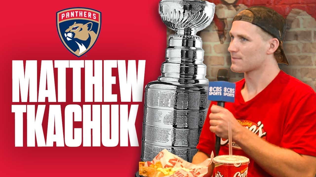 Matthew Tkachuk on championship talks with Jayson Tatum, Panthers ...