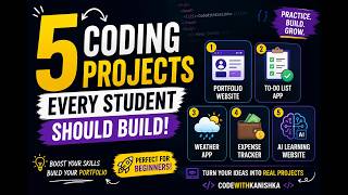 5 Coding Projects Every Student Should Build in 2026 | Beginner to Advanced Projects 💻