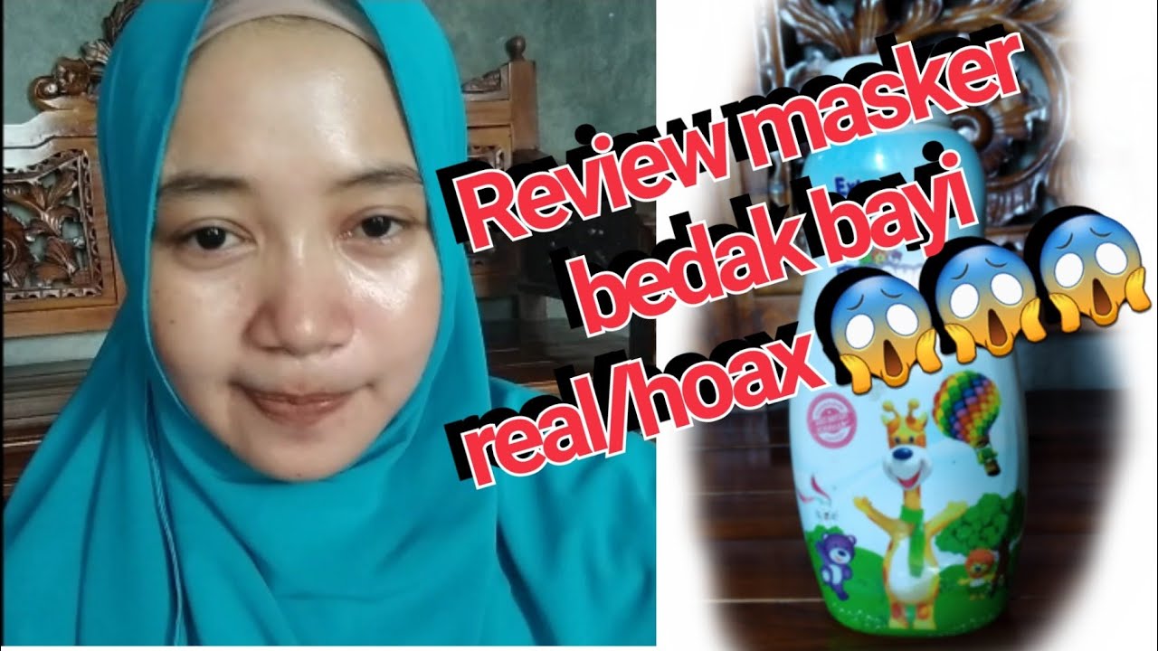 Review masker  bedak bayi  REAL HOAX YouTube