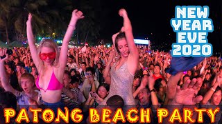 Patong Beach Party | New Year Eve 2020 | Day - 6