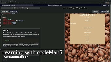 Learn Basic CSS by Building a Cafe Menu - Step 37