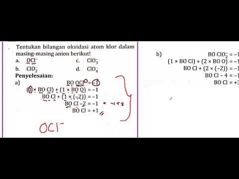 Video: Berapa jumlah bilangan oksidasi dalam ion poliatomik?
