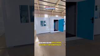 Affordable Foldable Container Home: Fully Equipped for Only $6,000!