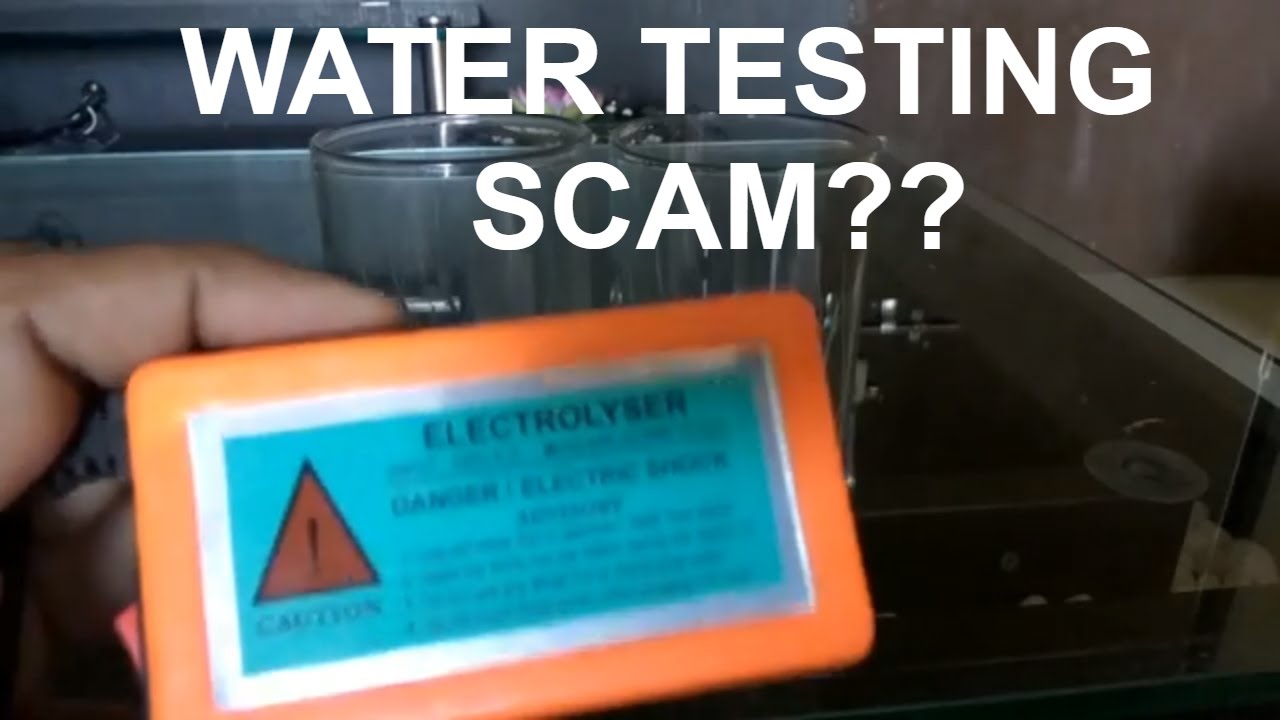 Electrolyzer water test YouTube