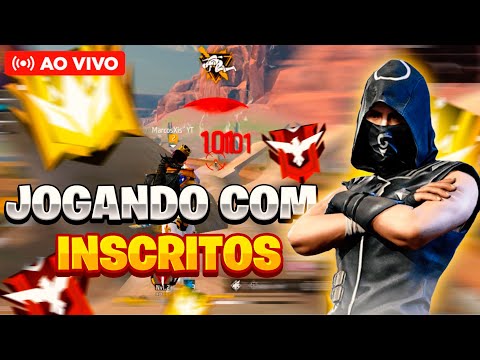 FF AO VIVO 🔴 JOGANDO COM INSCRITOS 🔥 RUMO AO ELITE - BR RANQUEADO 🔥 FREE FIRE EMULADOR 👑 #FREEFIRE