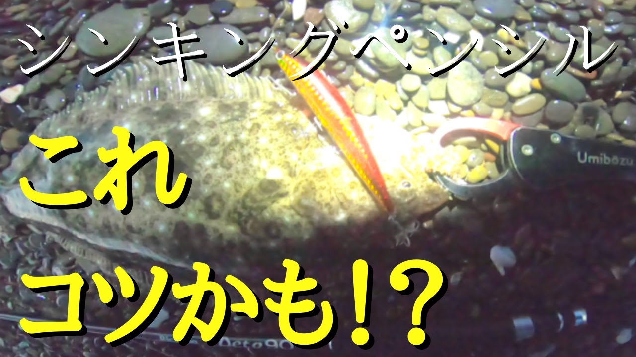 サーフヒラメ シンキングペンシルの使い方 個人的なちょっとしたこだわり Youtube