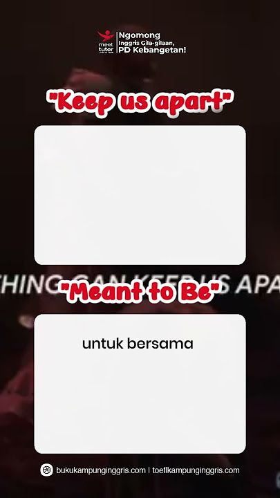 BEDAH LAGU REWRITE THE STARS #bahasainggrisitumudah #shorts #tips  #belajarbahasainggris