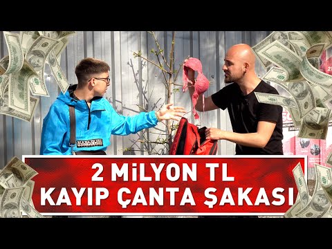 2 MİLYON TL KAYIP ÇANTA ŞAKASI !