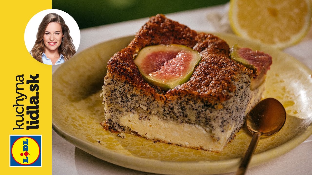 Makovo-citrónová bublanina s tvarohom a figami 🍋 | Veronika Bušová | Kuchyňa Lidla