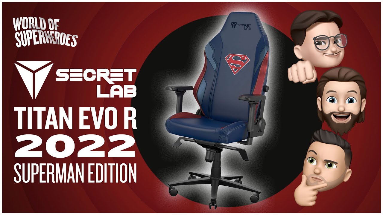 Secret Lab Superman Secret Lab TITAN EVO R 2022 Superman Edition Gaming Chair Unboxing ...