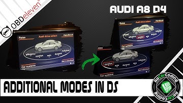 DRIVE SELECT ADDITIONAL MODES IN MMI | AUDI A8 D4 | #obdelevencoding