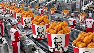 Inside The World's Largest KFC Factory: From Live Chicken to Bucket (Full Process)