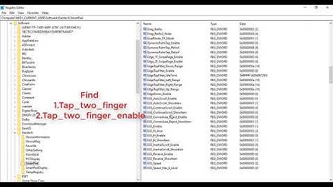 Enable Double Finger Tap Right Click On Lenovo Elan Mousepad