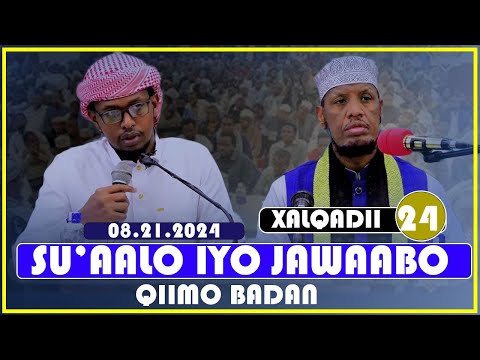 CAAWO SU AALO IYO JAWAABO QIIMO BADAN XALQADII 24 ADD Sh Maxamed Cabdi Umal