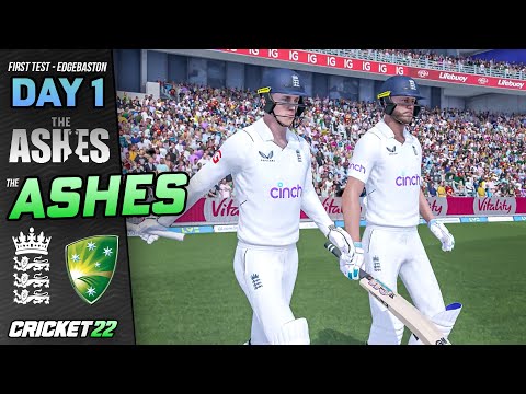 THE ASHES - First Test - Edgbaston Day 1 (Cricket 22)