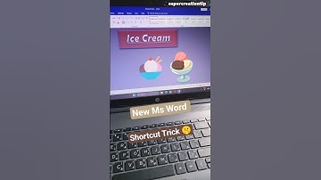 🍨 Ice Cream Emoji Trick in MS Word | Simple Shortcut | #msword #unicode #shorts