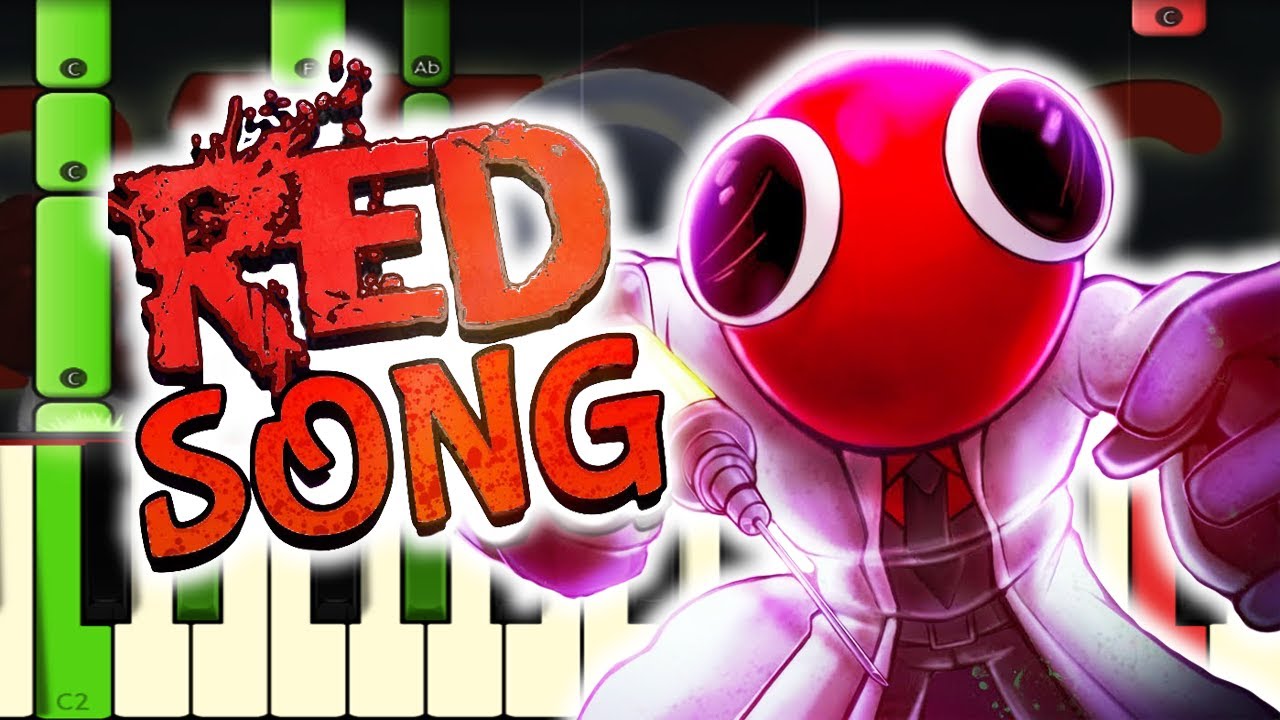 RED [SPED UP] - Rainbow Friends Animated Song (Roblox) 