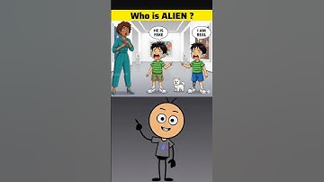 🤯 Find the ALIEN! 👽 Impossible Riddle Quiz #shorts #logicpuzzles #brainteasers #riddles