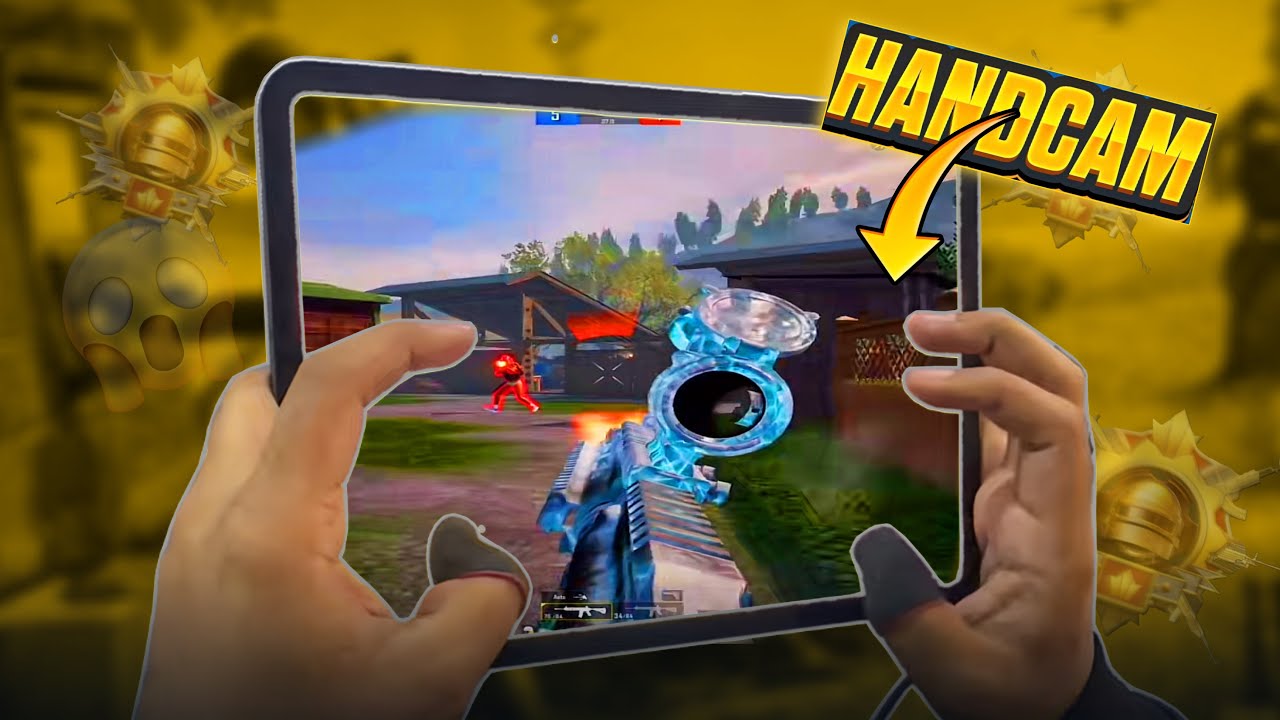 TDM 1v1 With Best HANDCAM 5 Finger + Gyroscope iPad Pro m4 ️ Pubg ...