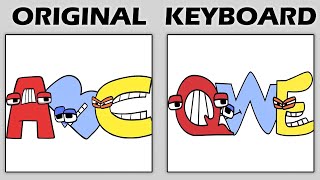 Alphabet Lore Vs Keyboard Lore Comparison