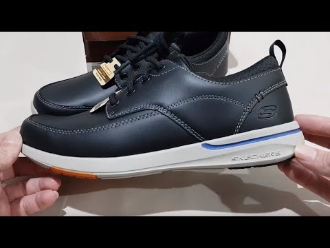 Unboxing SKECHERS ELENT LEVEN 65727-BLK 