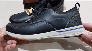 Unboxing SKECHERS ELENT LEVEN 65727-BLK 