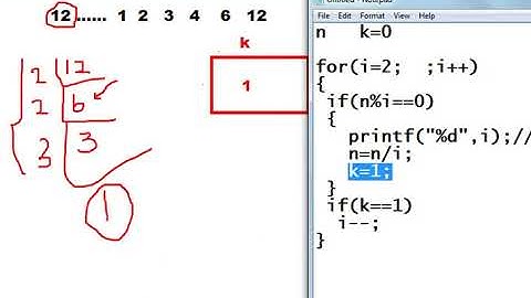 program to print all prime factor of a number in C language in HINDI