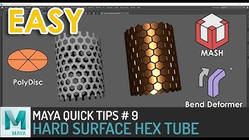 MayaQuickTip 09 Hard Surface Hex Tube