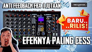 BARU!! MIXER PRO RTX8 - 8 CHANNEL DENGAN ANTI FEEDBACK - EFEK KRENYESSS