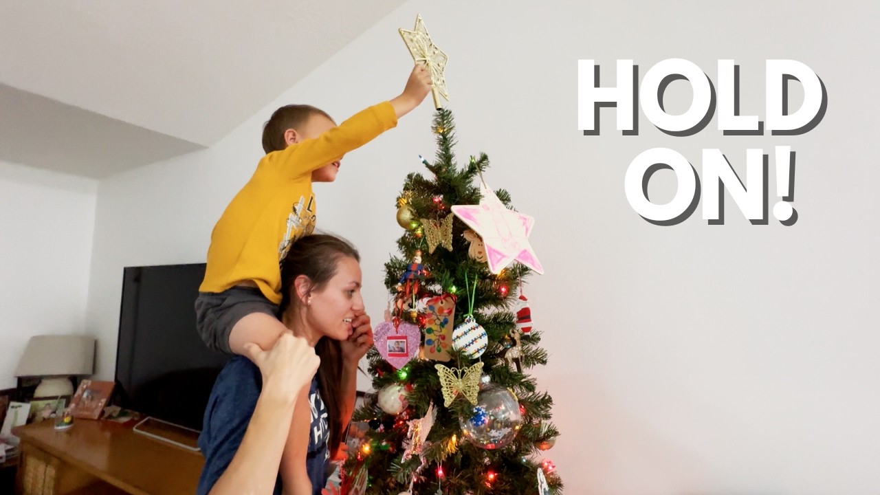 The BEST Way To Put The Star On The Christmas Tree!