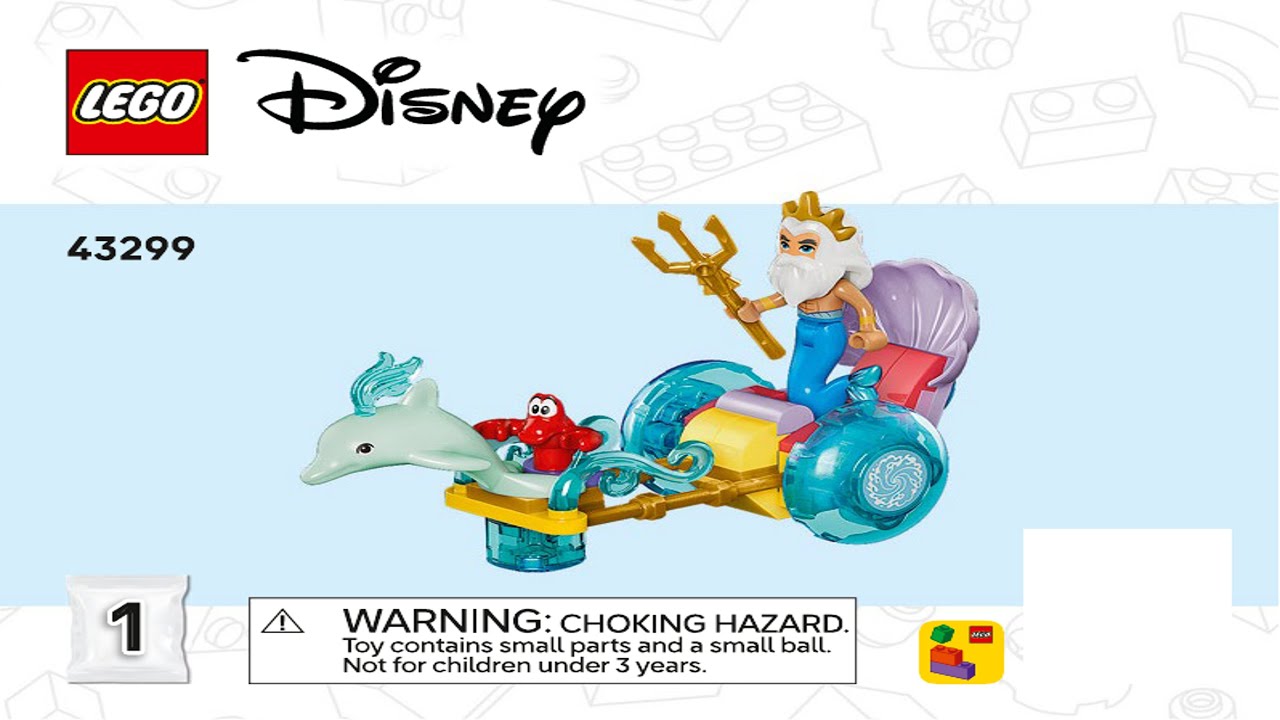 Disney - Ariel's Royal Wedding Boat LEGO instructions