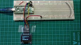 Raspberry Pi Pico OLED demo (SPI) | MicroPython