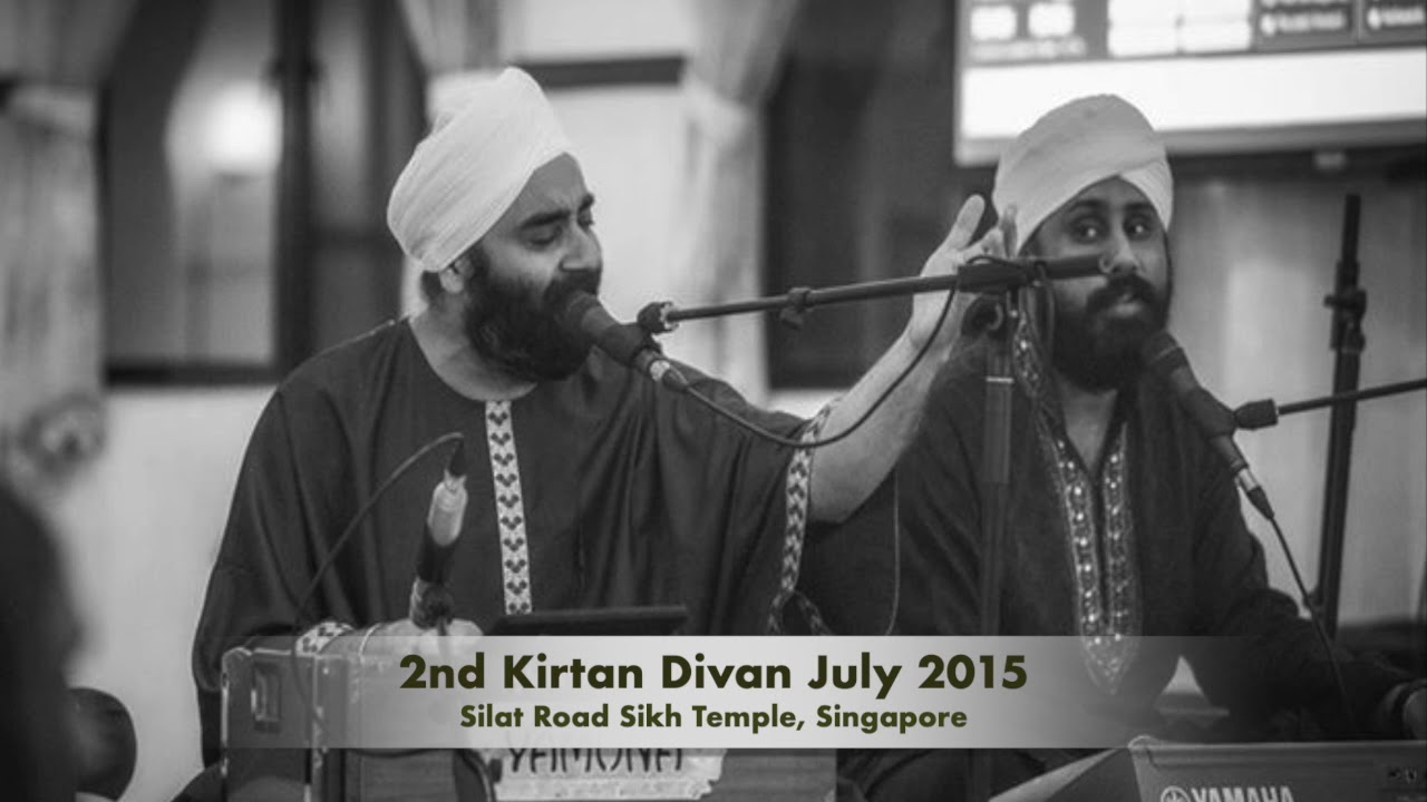 Veer Manpreet Singh Live, 2nd Divan, July 2015, Silat Road Sikh Temple, Singapore.