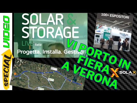 I'll take you to the SOLAR & STORAGE LIVE Italia 2025 fair with Solax Power and DJI Osmo Pocket 3...