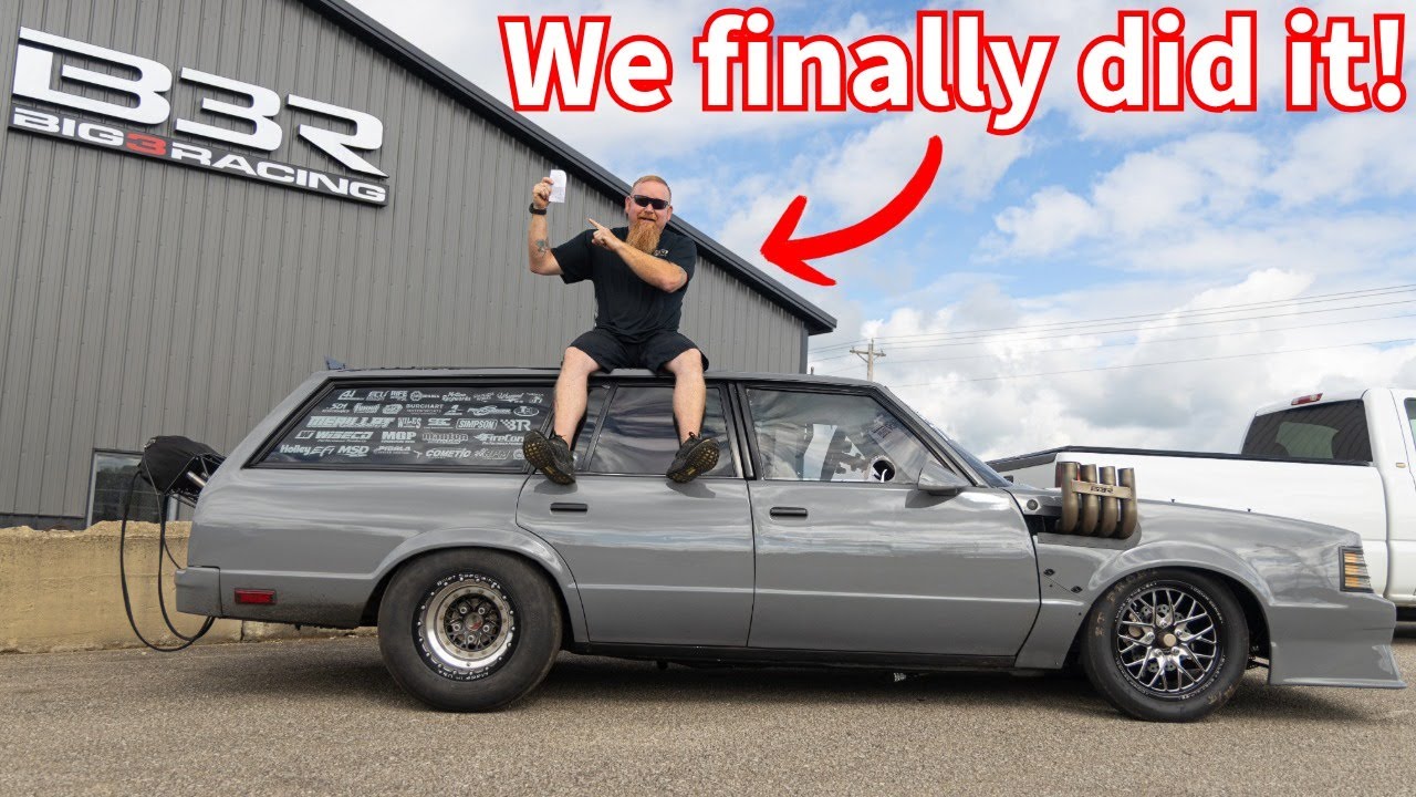 It finally happened! | Procharged Wagon’s first 6 second pass