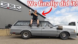 It finally happened! | Procharged Wagon’s first 6 second pass