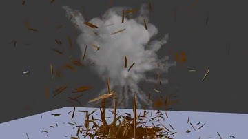 Blender Fracture Modifier - Wood Tower Explosion v2