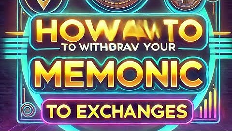 🚀 **How to Withdraw Your Mnemonic Token to MEXC Exchange** 🌟