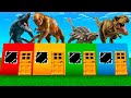 NÃO ESCOLHA A PORTA ERRADA DE JURASSIC WORLD NO MINECRAFT