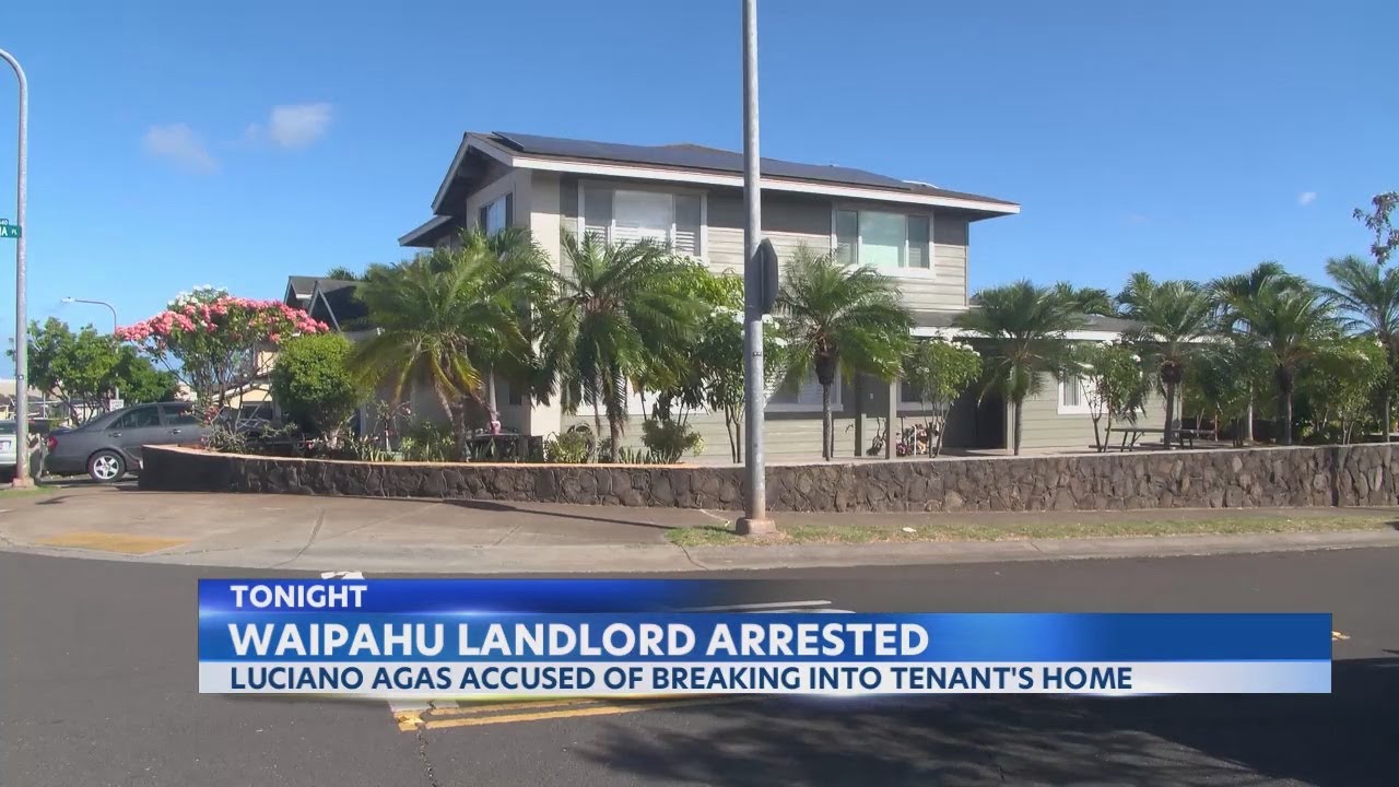 Waipahu landlord charged with multiple counts of burglary of renter's space