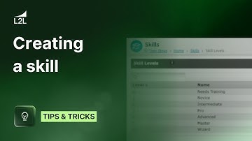 Creating A Skill