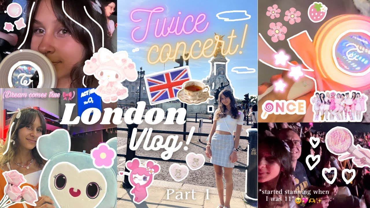 SEEING TWICE IN LONDON!! 🧡💖✨ - going to the O2 Arena, seeing Twice 🌷unboxing cute things & more!