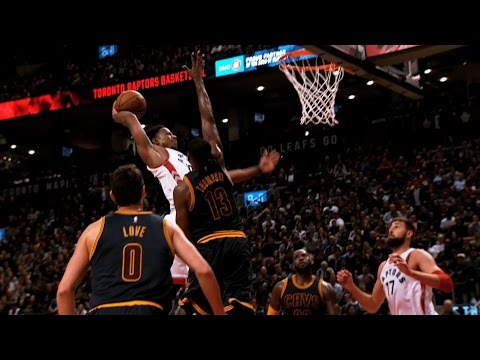 DeMar DeRozan with the Poster Dunk Against Cavs!